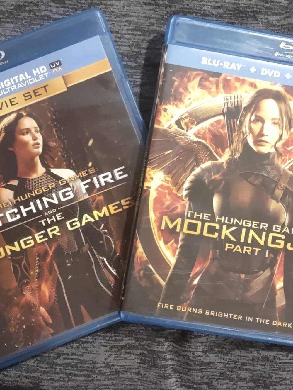 Hunger Games Blu-Ray Bundle 3-Movies + DVD